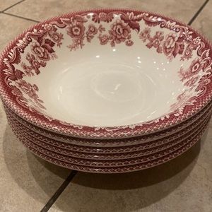 Spode Delamere 6 salad plates (7.5 in) and 6 bowls (8 inch)